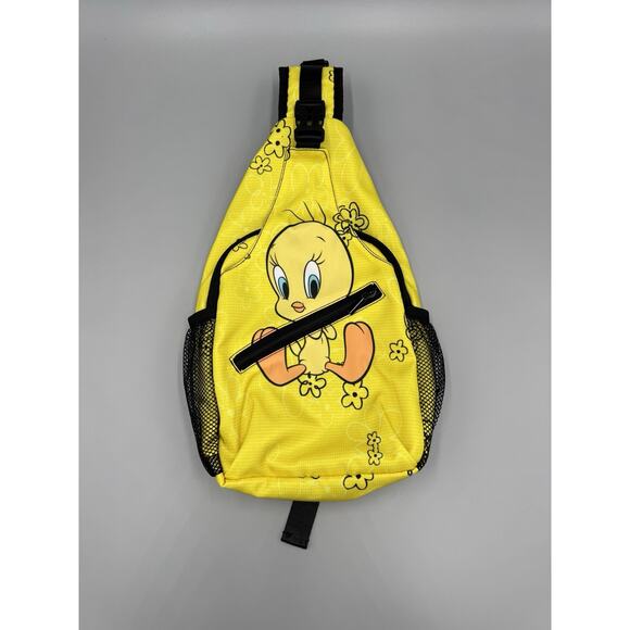 Looney Tunes Tweety Bird Sling Crossbody Chest Backpack READ DETAILS - Picture 1 of 9